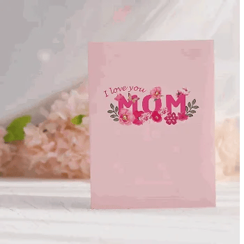 3D Hollow Pop Up Card"Best Mom Ever"for Mother's Day