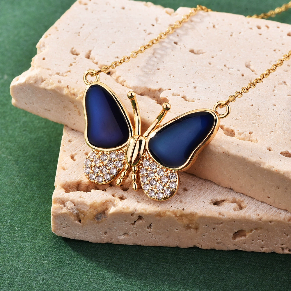 Color-Changing Butterfly Necklace