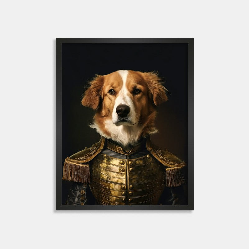 Pet Art Photo Frame - The General