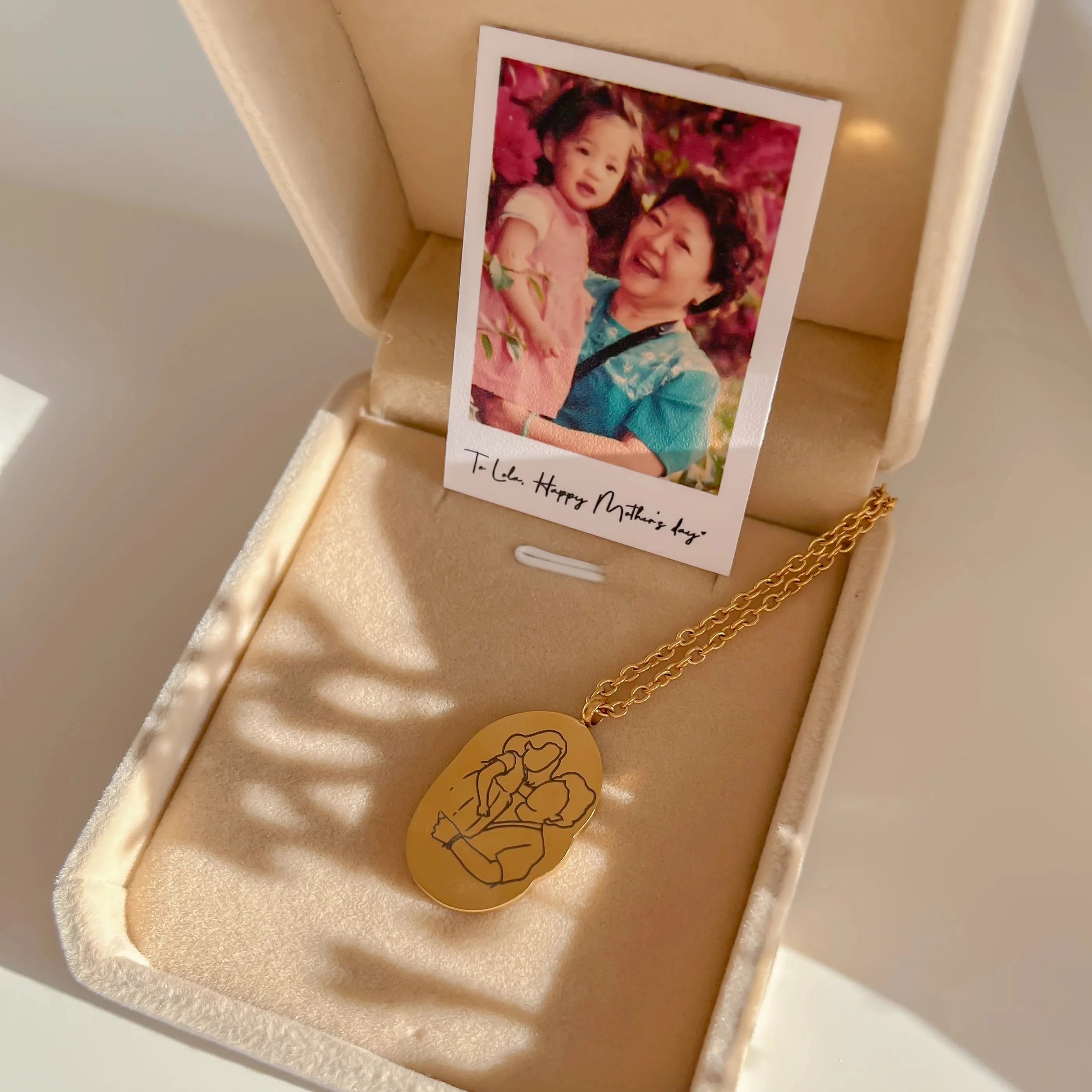 Personalized Portrait Necklace Exclusive Gift