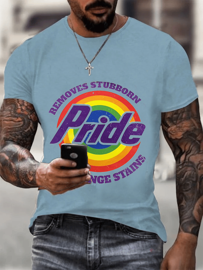 Pride Removes Stubborn Orange Stains Shirt