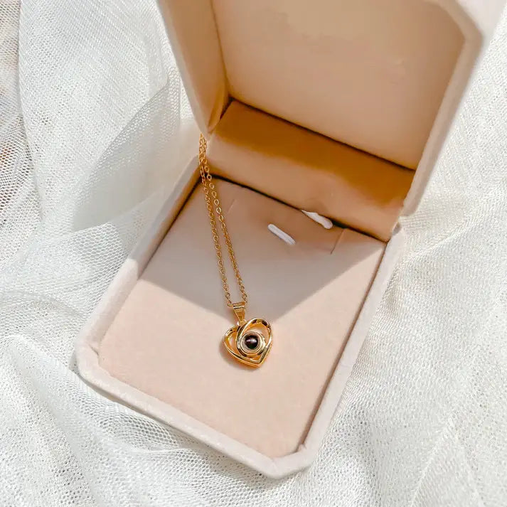 Glimpse of Love Secret Necklace Unique and Elegant Jewelry Gift