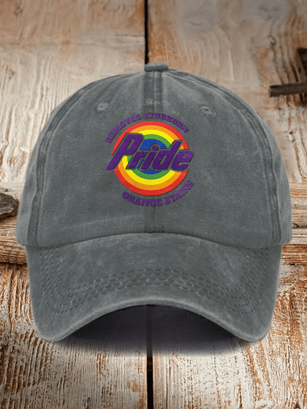 Pride Removes Stubborn Orange Stains Cap