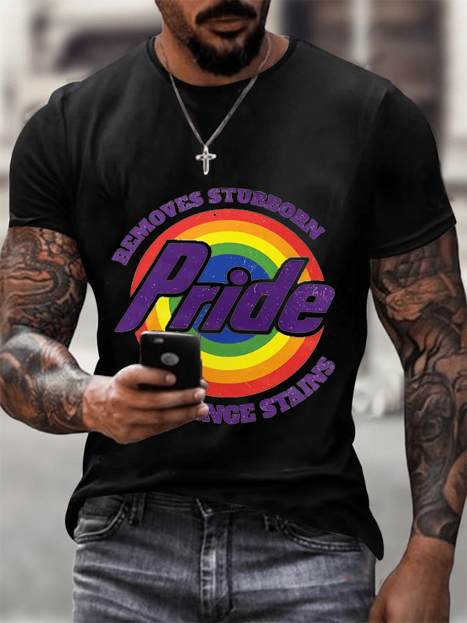 Pride Removes Stubborn Orange Stains Shirt
