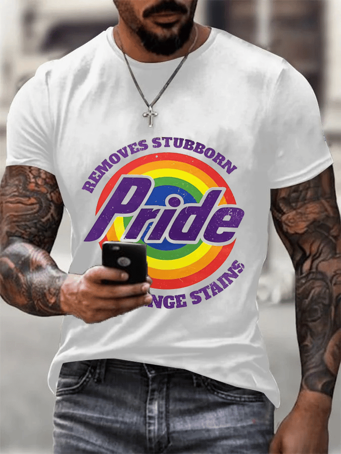 Pride Removes Stubborn Orange Stains Shirt