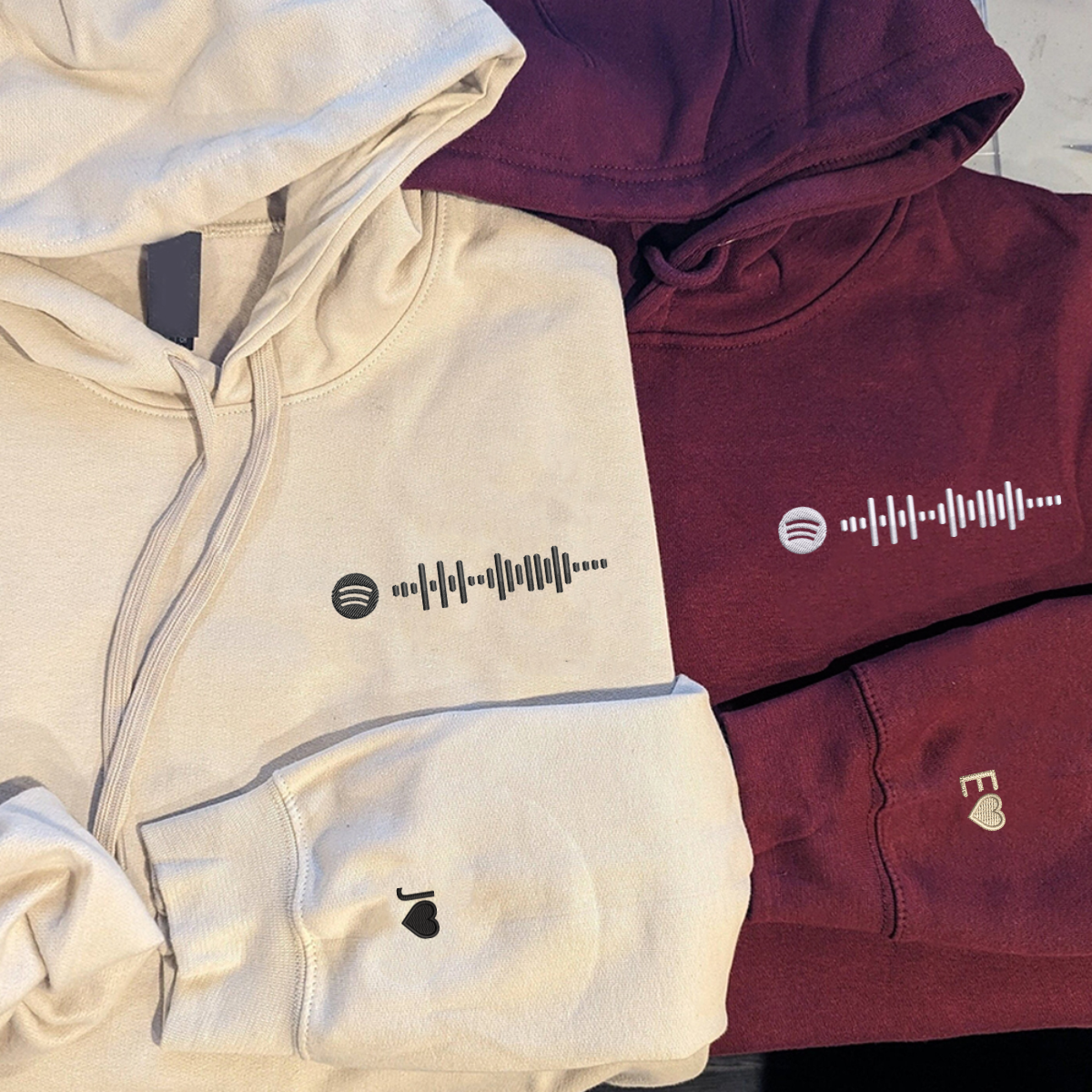 Custom Spotify and portrait embroidery - Perfect gift for any occasion